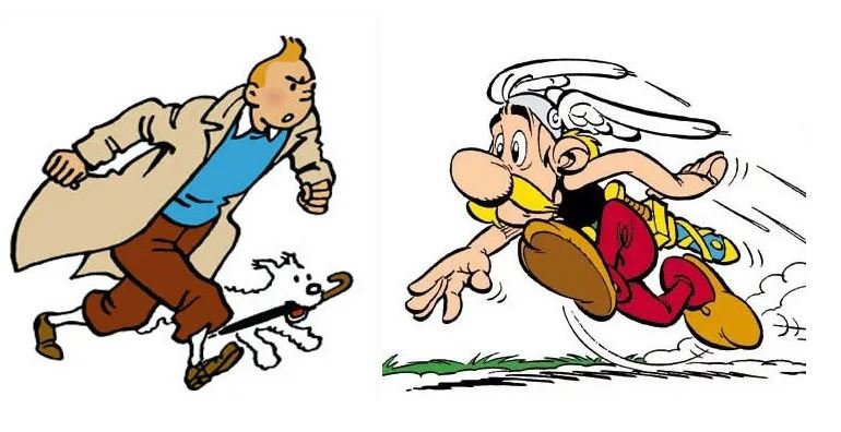 Astérix et Tintin