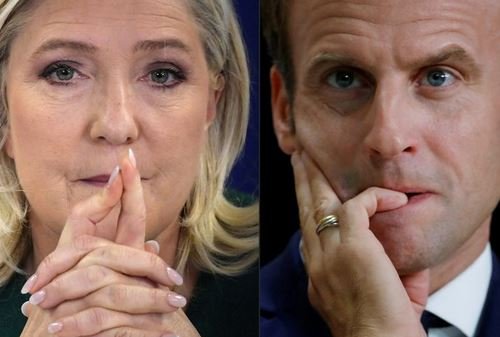 Le Pen Macron