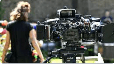 Femme cinéma caméra