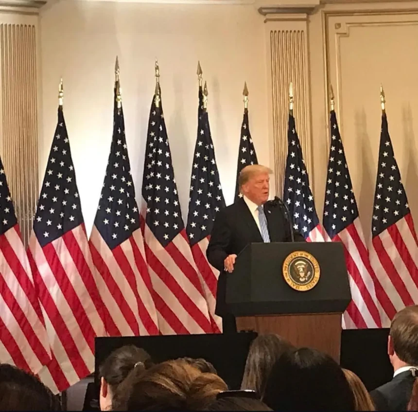 Donald Trump à la Maison-Blanche