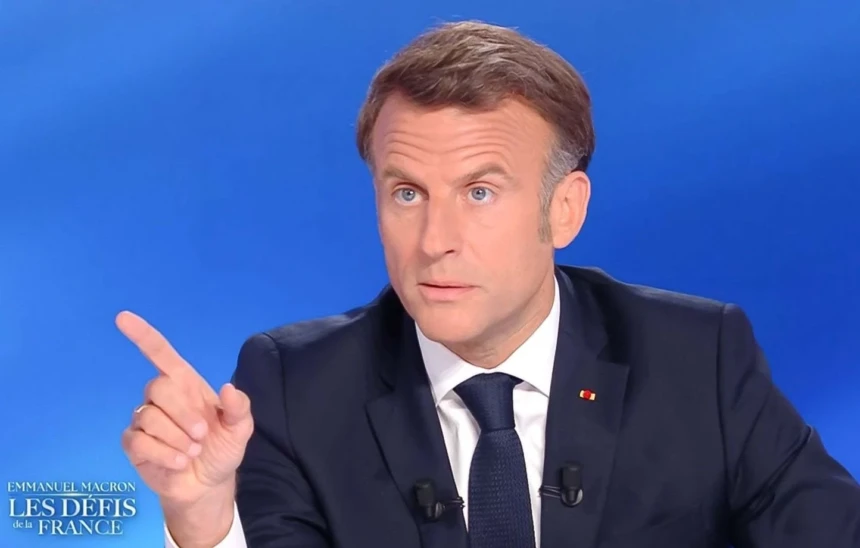 1444x920 french president emmanuel macron during an interview on tv chanel tf1 on may 13 2025 in paris france 01jacqueswitt choixmacron079 1 credit jacques witt sipa