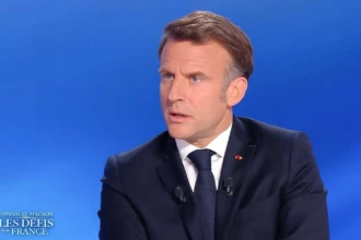 1444x920 french president emmanuel macron during an interview on tv chanel tf1 on may 13 2025 in paris france 01jacqueswitt img 7793 1 credit jacques witt sipa