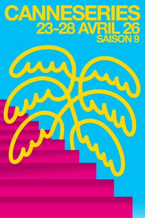 Canneseries devoile une affiche pop pour sa neuvieme edition