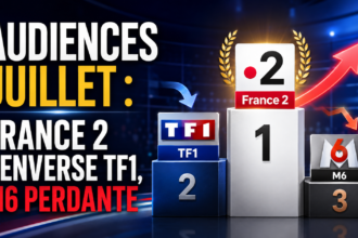 Audiences juillet france 2 renverse tf1 m6 perdante