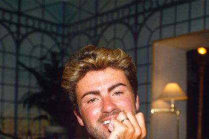 George Michael à Los Angeles en 1988.