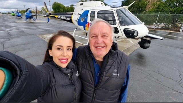 Eliana Moreno, surnommée «Eli in the Heli», et George Marciniw, son pilote, travaillaient ensemble depuis 2023.