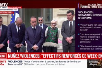 Les chaînes d’info (ici BFMTV) ont retransmis en direct la conférence de presse de Sébastien Lecornu avant de débattre d