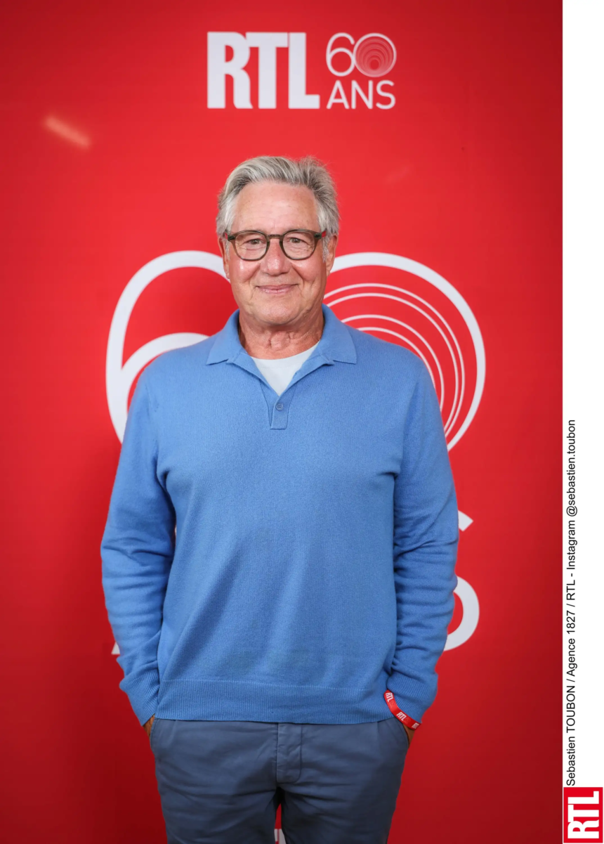 Patrick Sabatier pour les 60 ans de RTL. © Sébastien Toubon / Agence 1827 / RTL